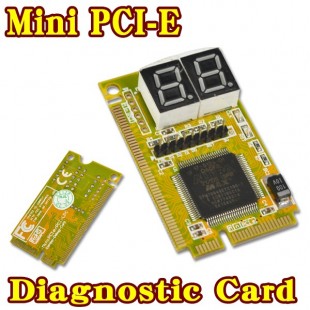 Тест-карта для диагностики ноутбуков с мульти-интерфейсом Mini PCI / Mini PCI-E / LPC