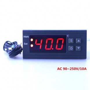 Цифровой регулятор температуры MH1210W 90-250 В 10A 220 В с датчиком-50 ~ 110C для отопления, охлаждения  и т д 