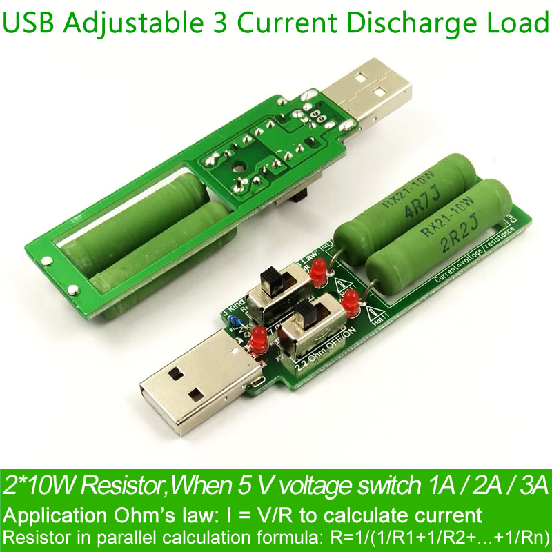 Тестер USB нагрузочный резистор до 3А